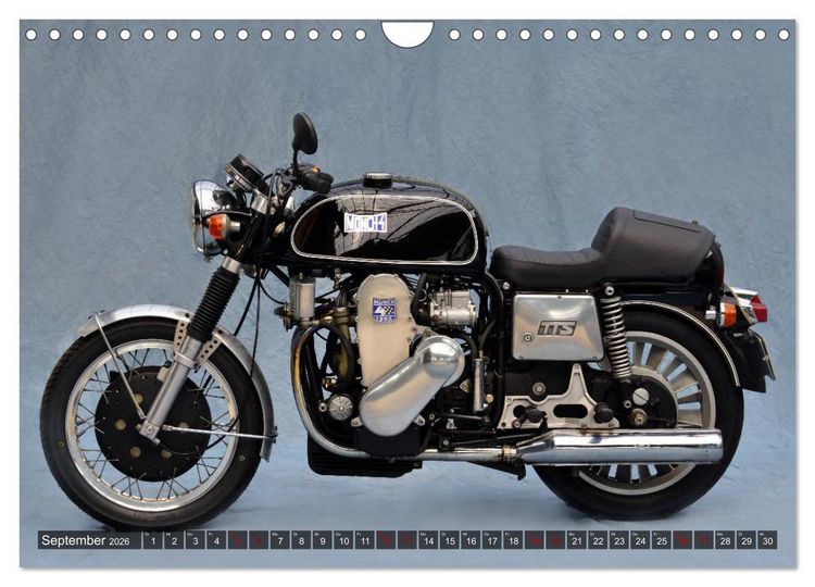 Produktbild: Deutsche Motorrad - Legenden - Rollende Kunstwerke aus alten Zeiten (Wandkalender 2026 DIN A4 quer), CALVENDO Monatskalender