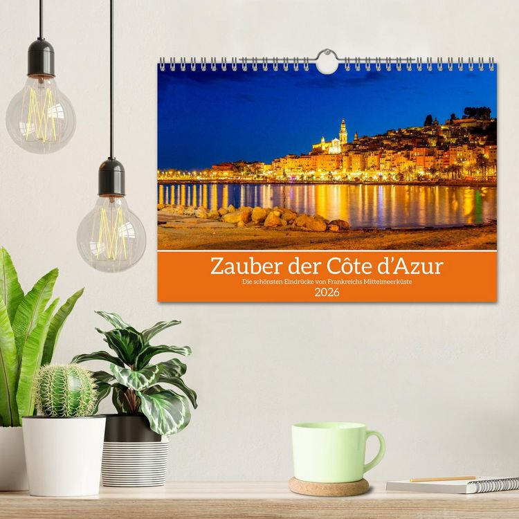 Produktbild: Zauber der C&ocirc;te d'Azur (Wandkalender 2026 DIN A4 quer), CALVENDO Monatskalender