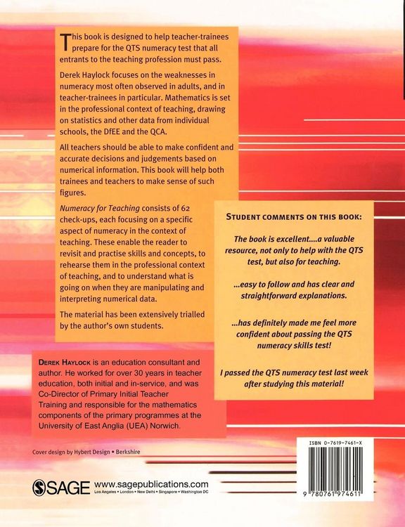 Produktbild: Numeracy for Teaching