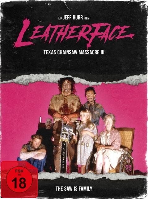 Produktbild: Leatherface: Texas Chainsaw Massacre III - Digipack (2 Blu-rays+1 DVD)