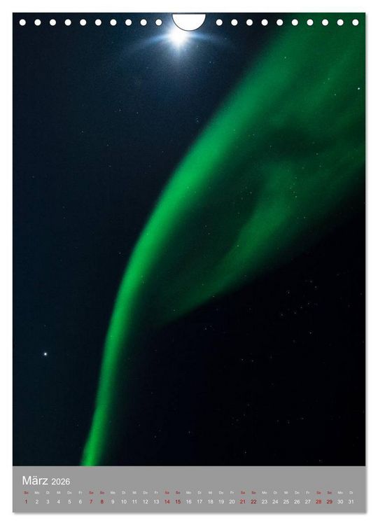 Produktbild: Farbige N&auml;chte (Wandkalender 2026 DIN A4 hoch), CALVENDO Monatskalender