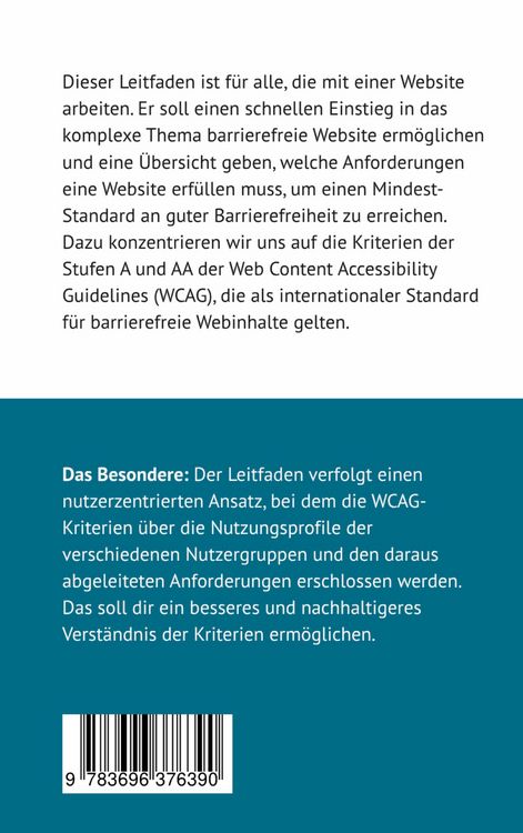Produktbild: Barrierefreie Website nach WCAG 2.2