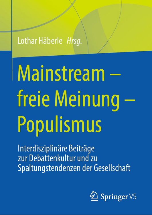 Produktbild: Mainstream - freie Meinung - Populismus