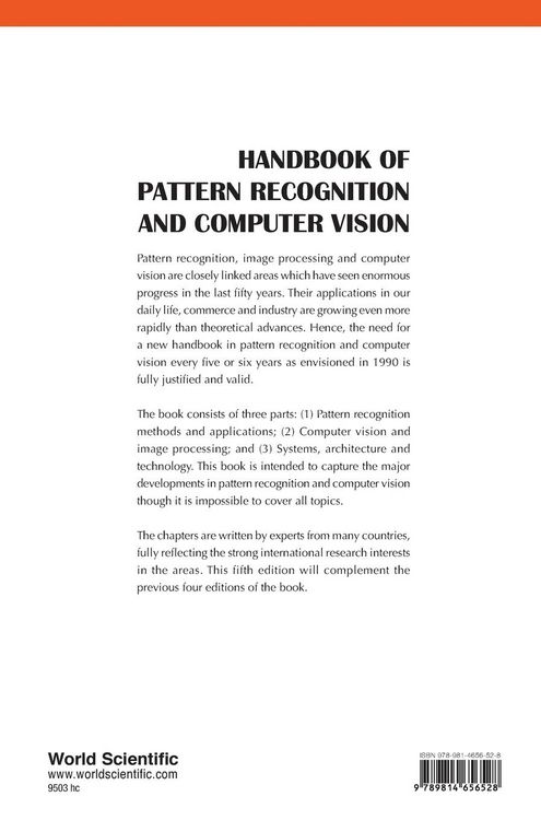 Produktbild: HDBK PATTE RECOG & COMP (5TH ED)
