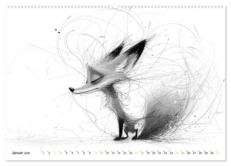 Produktbild: Tierisches Tohuwabohu (Wandkalender 2026 DIN A2 quer), CALVENDO Monatskalender