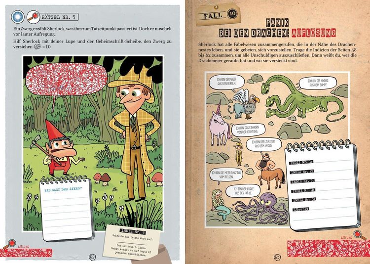 Produktbild: Die 10 fantastischen F&auml;lle des Sherlock Holmes f&uuml;r Kids