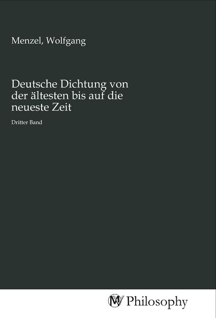 Produktbild: Deutsche Dichtung von der &auml;ltesten bis auf die neueste Zeit
