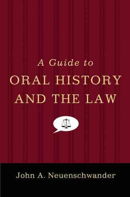 Produktbild: A Guide to Oral History and the Law
