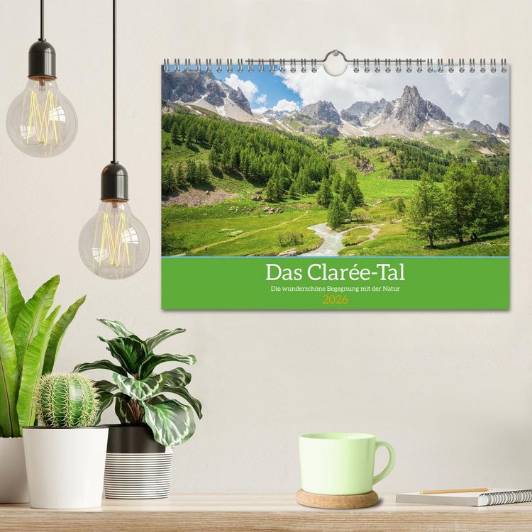 Produktbild: Das Clar&eacute;e-Tal - die wondersch&ouml;ne Begegnung mit der Natur (Wandkalender 2026 DIN A4 quer), CALVENDO Monatskalender