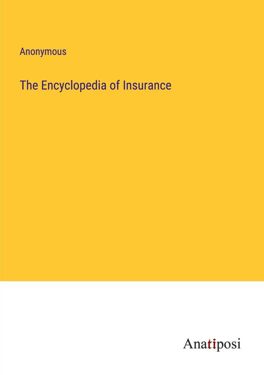 Produktbild: The Encyclopedia of Insurance
