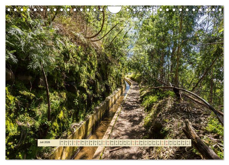 Produktbild: Auf Schusters Rappen... Madeira (Wandkalender 2026 DIN A4 quer), CALVENDO Monatskalender