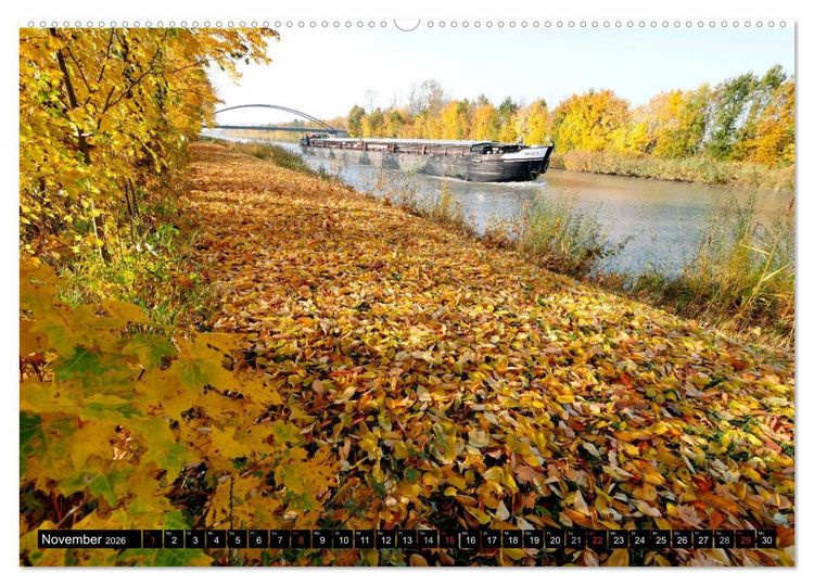Produktbild: Der Mittellandkanal - 325 Kilometer Wasserstra&szlig;e (hochwertiger Premium Wandkalender 2026 DIN A2 quer), Kunstdruck in Hochglanz