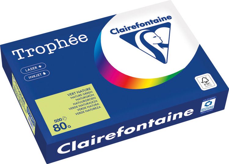 Produktbild: Kopierpapier A4 80g naturgr&uuml;n