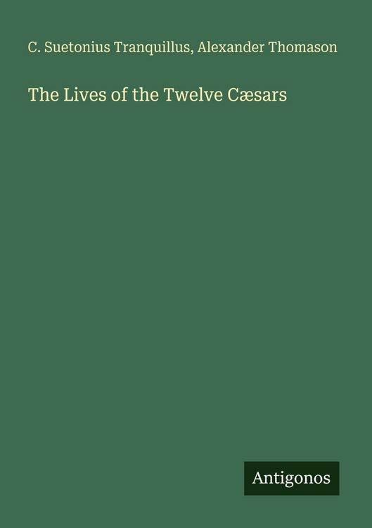 Produktbild: The Lives of the Twelve C&aelig;sars