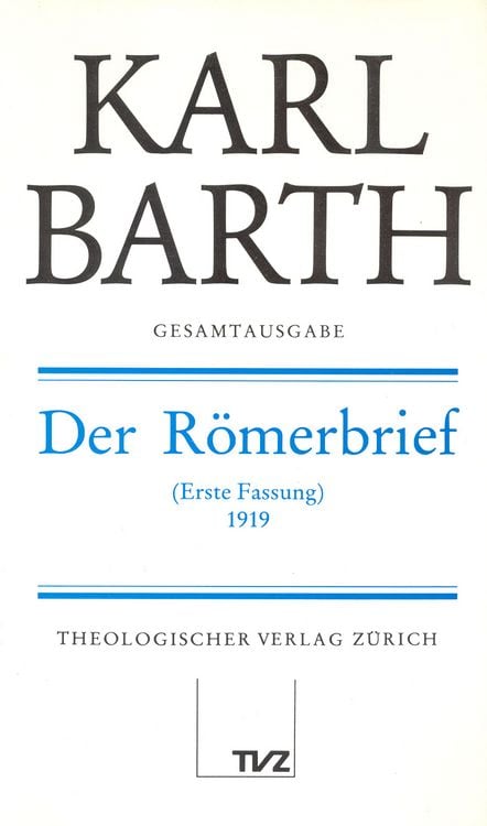 Produktbild: Karl Barth Gesamtausgabe