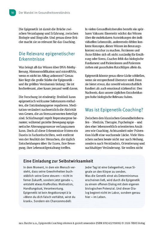 Produktbild: Epigenetik-Coaching erlernen & gezielt anwenden