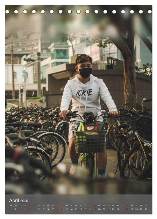 Produktbild: Fahrradfahren (Tischkalender 2026 DIN A5 hoch), CALVENDO Monatskalender