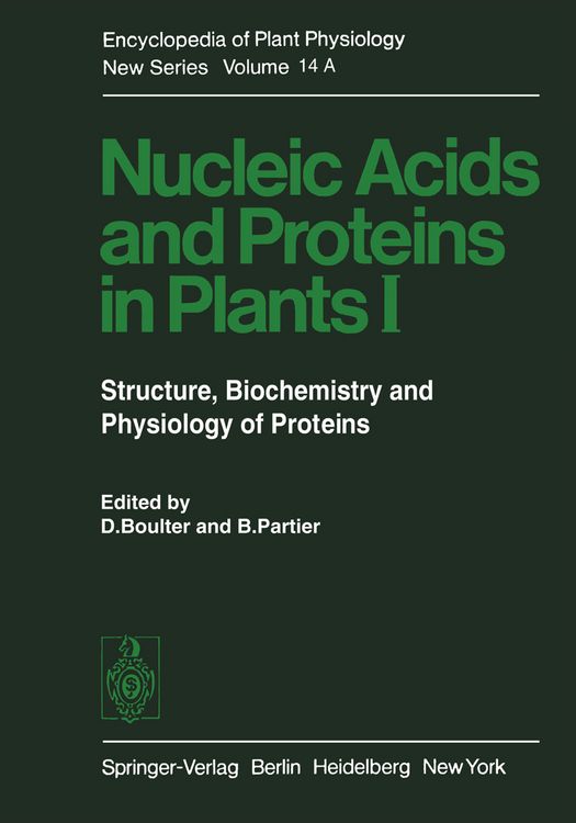 Produktbild: Nucleic Acids and Proteins in Plants I