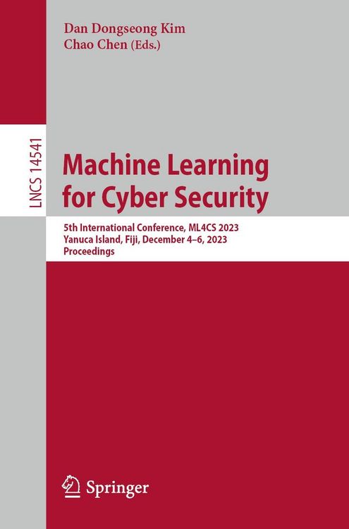 Produktbild: Machine Learning for Cyber Security