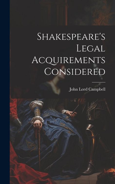 Produktbild: Shakespeare's Legal Acquirements Considered