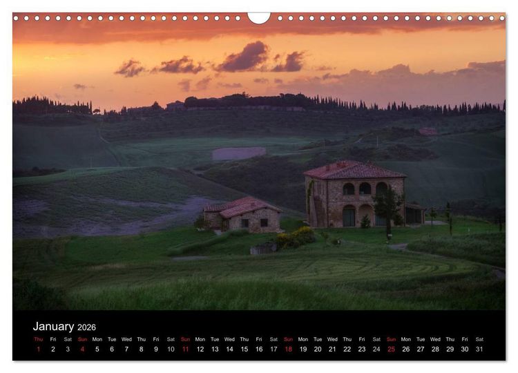 Produktbild: Tuscany (Wall Calendar 2026 DIN A3 landscape), CALVENDO 12 Month Wall Calendar