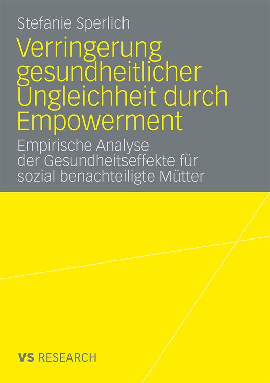Produktbild: Verringerung gesundheitlicher Ungleichheit durch Empowerment