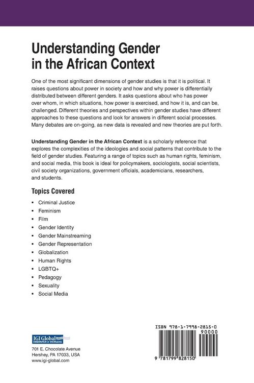 Produktbild: Understanding Gender in the African Context