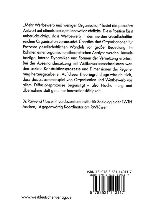 Produktbild: Die Innovationsf&auml;higkeit der Organisationsgesellschaft