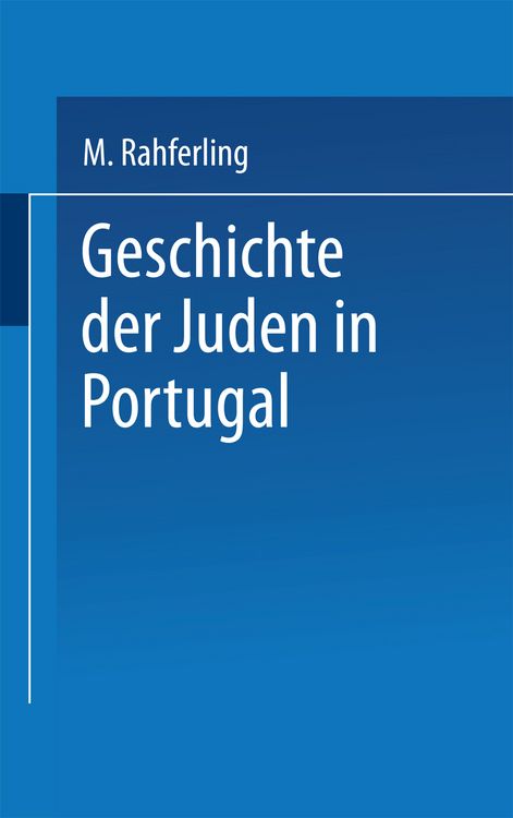 Produktbild: Geschichte der Juden in Portugal