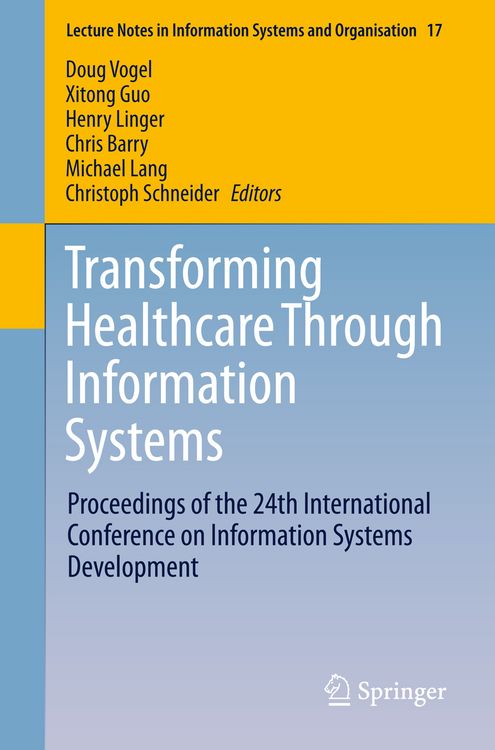 Produktbild: Transforming Healthcare Through Information Systems