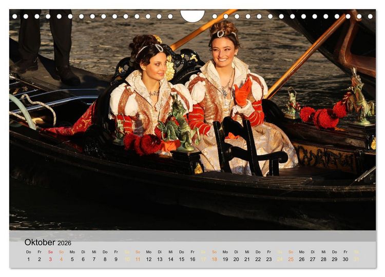 Produktbild: Venedigs Sch&ouml;nheiten (Wandkalender 2026 DIN A4 quer), CALVENDO Monatskalender