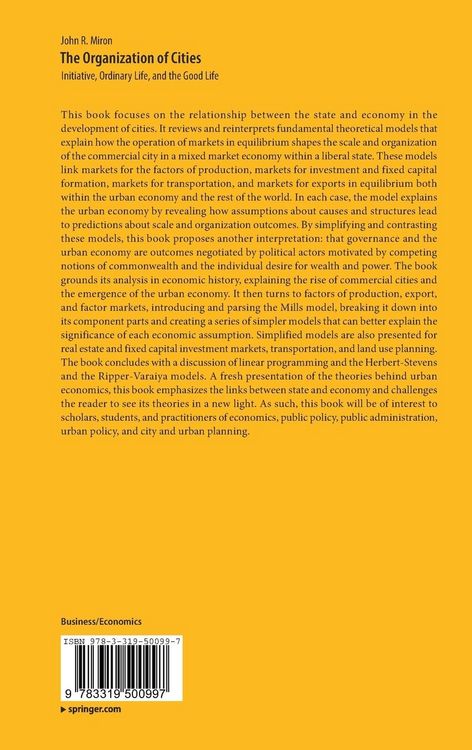 Produktbild: The Organization of Cities