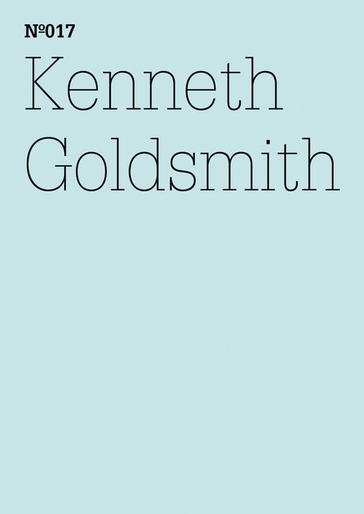 Produktbild: Kenneth Goldsmith