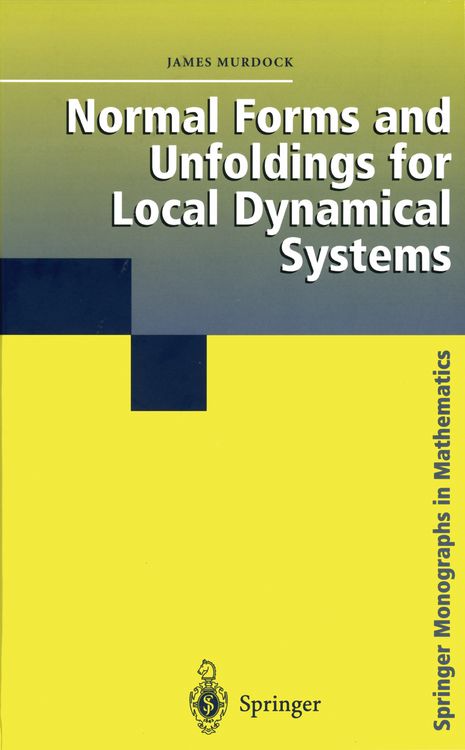 Produktbild: Normal Forms and Unfoldings for Local Dynamical Systems