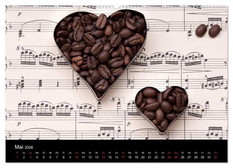 Produktbild: Kaffee & Schokolade (Wandkalender 2026 DIN A2 quer), CALVENDO Monatskalender