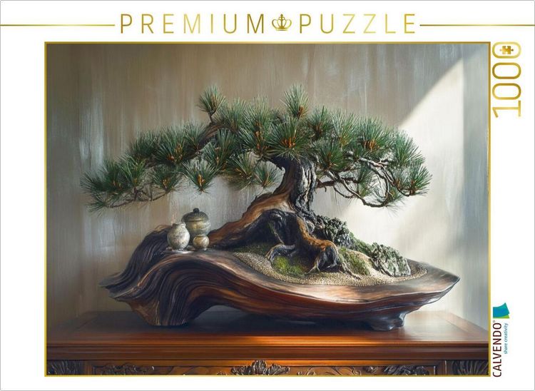 CALVENDO Puzzle Wurzeln, die Geschichten erzhlen - Bonsai | 1000 Teile  Lege-Gre 64x48cm Foto-Puzzle fr glckliche Stunden kaufen