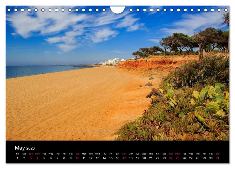 Produktbild: Algarve - the gold coast of Portugal (Wall Calendar 2026 DIN A4 landscape), CALVENDO 12 Month Wall Calendar