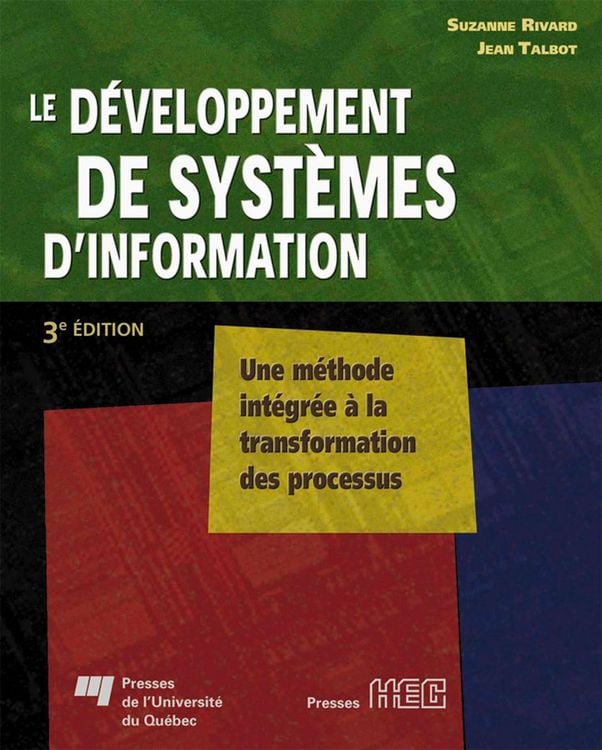 Produktbild: D&eacute;veloppement de syst&egrave;mes d'information