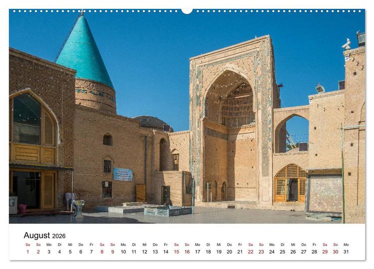 Produktbild: Der Iran - Zauber des Orients (hochwertiger Premium Wandkalender 2026 DIN A2 quer), Kunstdruck in Hochglanz