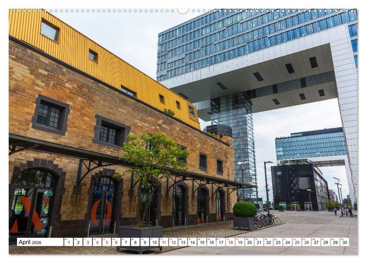 Produktbild: Architektonische Zeitspr&uuml;nge (Wandkalender 2026 DIN A2 quer), CALVENDO Monatskalender