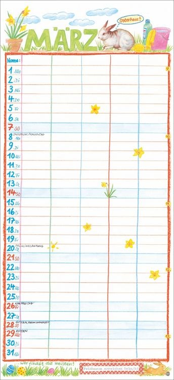 Produktbild: Gabi Kohwagner Unser Familienkalender 2027
