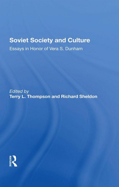 Produktbild: Soviet Society And Culture