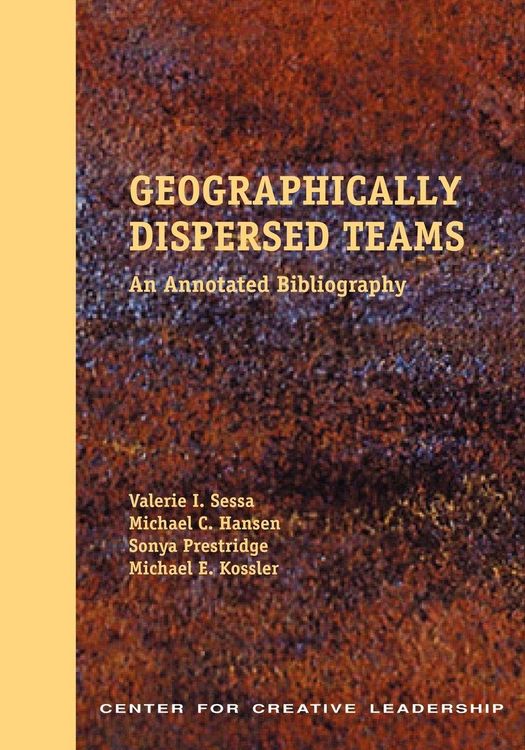 Produktbild: Geographically Dispersed Teams
