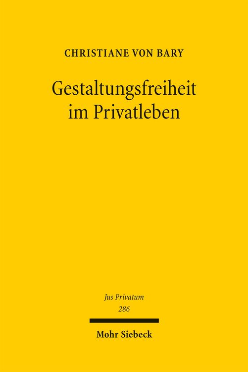 Produktbild: Gestaltungsfreiheit im Privatleben