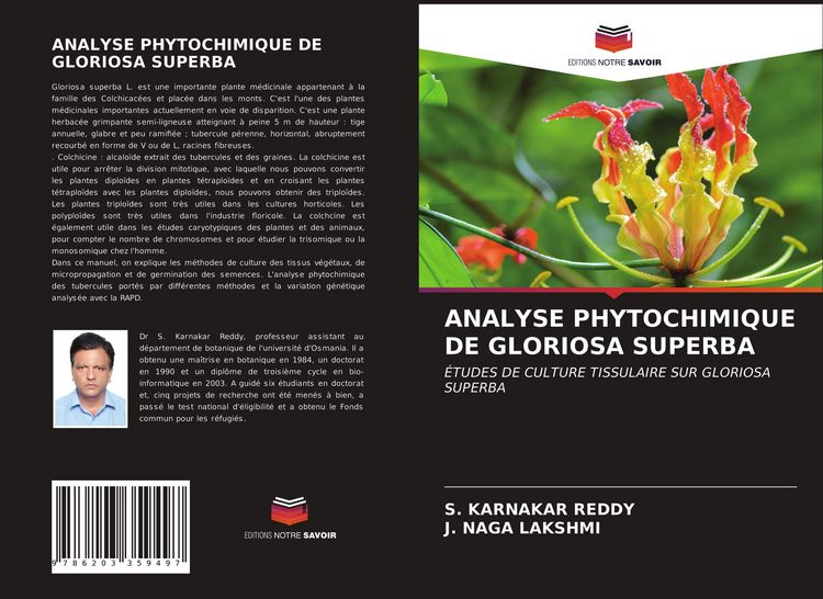 Produktbild: Analyse Phytochimique De Gloriosa Superba