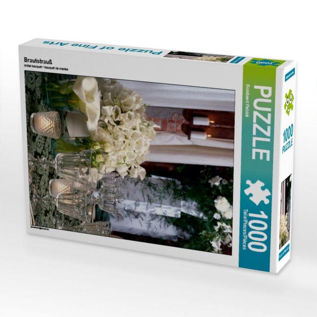 Produktbild: CALVENDO Puzzle Brautstrau&szlig; 1000 Teile Puzzle hoch | 1000 Teile Lege-Gr&ouml;&szlig;e 64 &times; 48 cm Foto-Puzzle f&uuml;r gl&uuml;ckliche Stunden