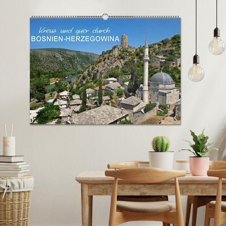 Produktbild: Kreuz und quer durch Bosnien-Herzegowina (Wandkalender 2026 DIN A2 quer), CALVENDO Monatskalender