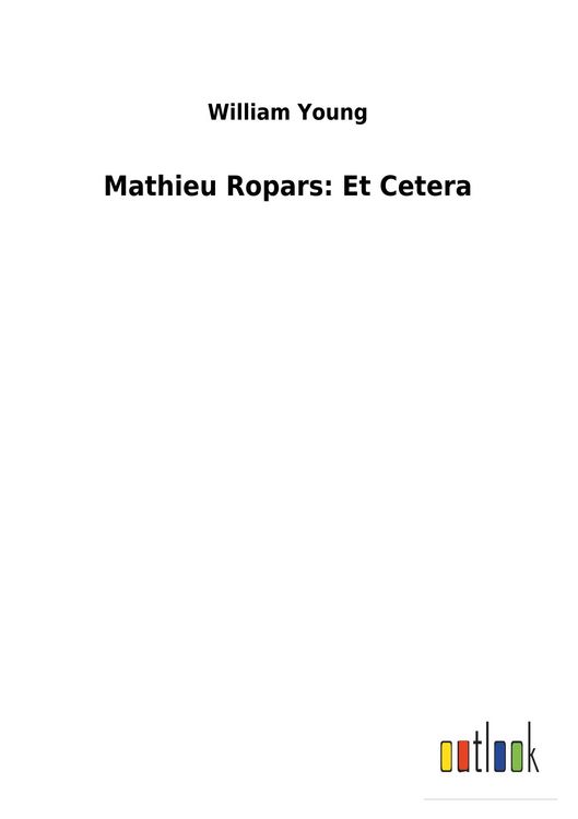 Produktbild: Mathieu Ropars: Et Cetera