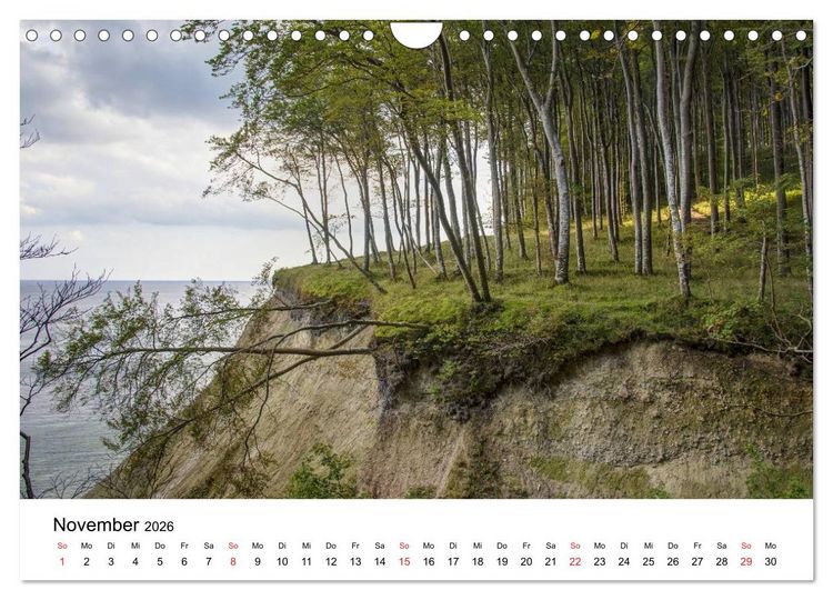 Produktbild: Der Hochuferweg im Jasmund Nationalpark (Wandkalender 2026 DIN A4 quer), CALVENDO Monatskalender
