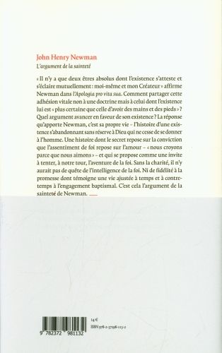 Produktbild: John Henry Newman : l'argument de la saintet&eacute;